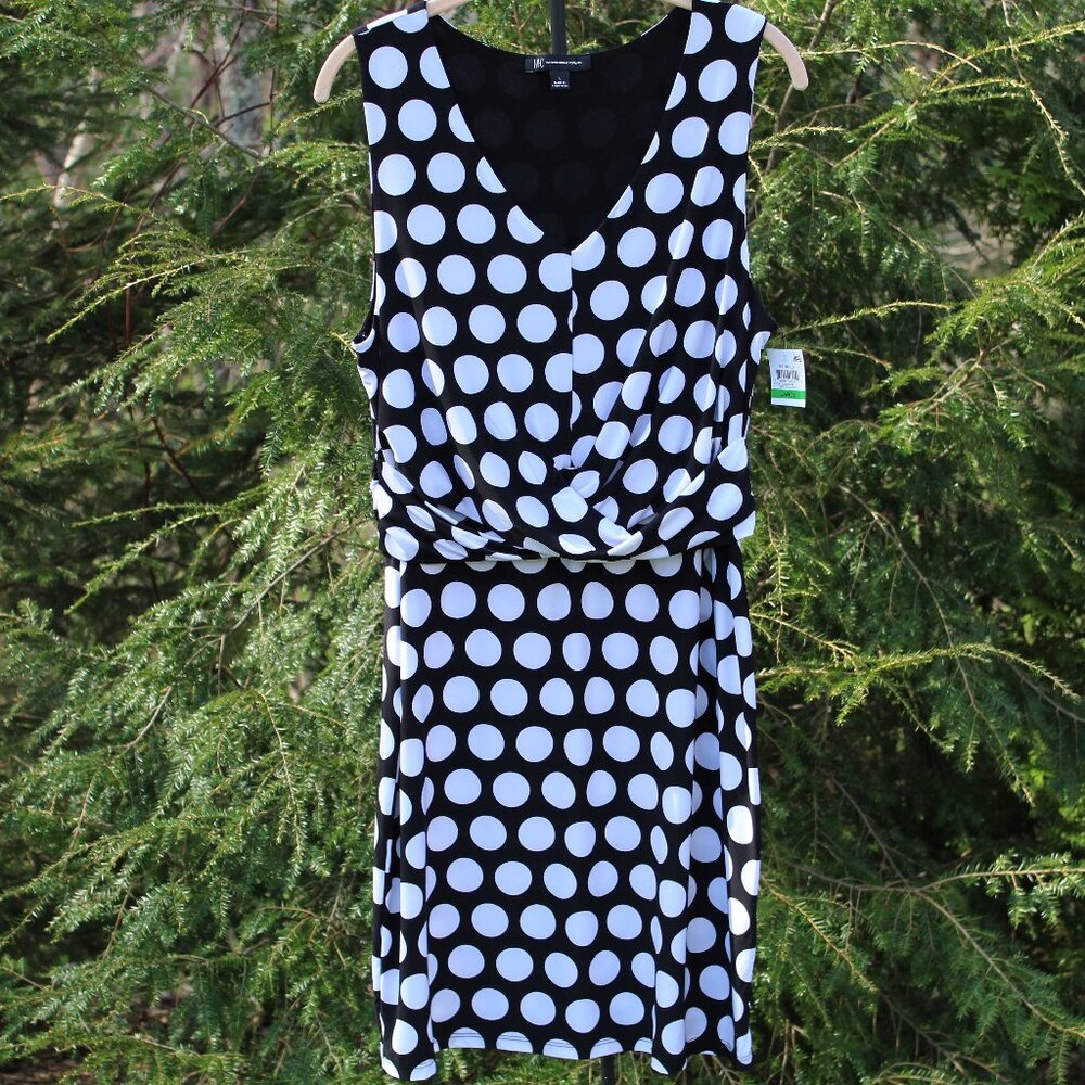 Inc International Concepts Be Bold Sleeveless Polka Dot Dress NWT